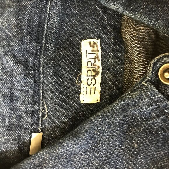 ESPRIT - WOMEN'S LARGE - BLUE DENIM LONG SLEEVE TOP CHORE SHIRT VINTAGE Y2K - Picture 6 of 8